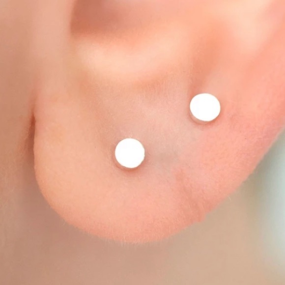 Stainless Steel Stud Earrings - Picture 3 of 4